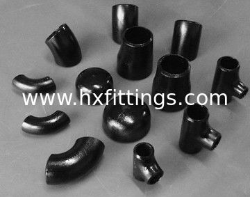 black elbow seamless pipe fittings factory direct sale