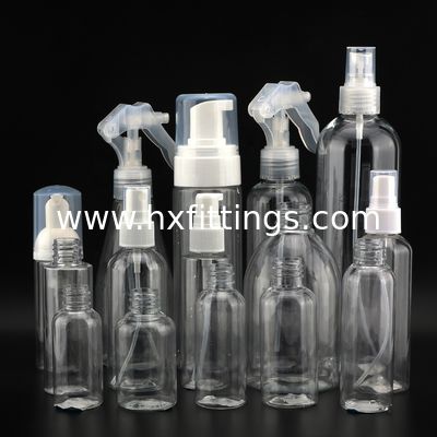 PET 20ML 30ML 50ML 60ML 80ML 100ML 200ML 250ML 500ML alcohol hand wash bottles pump plastic spray bottle