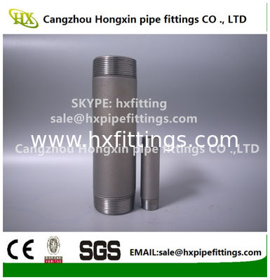 Shot blasting Astm ANSI B1.20.1 carbon steel pipe nipple,barrel nipple,SCH40,SCH80