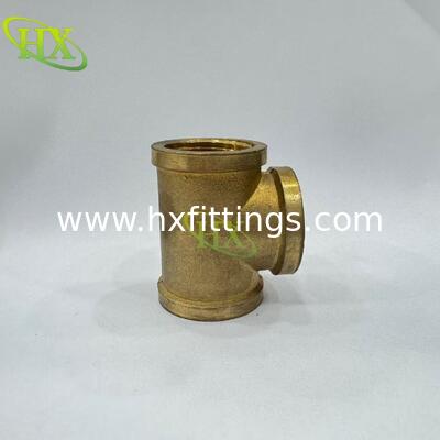 Brass pipe tee 1/2-2" inch for water pipe fittings